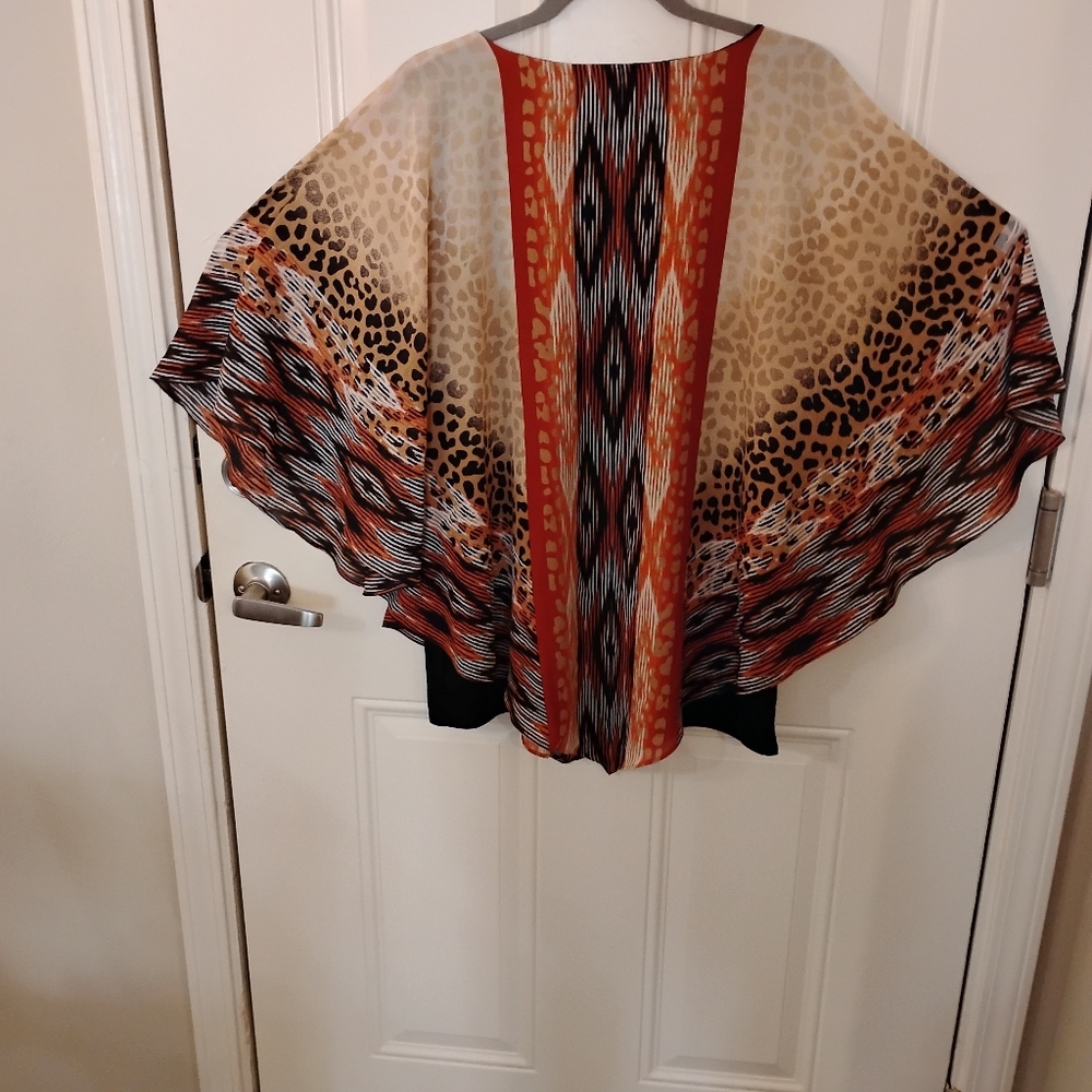 Ruby Rd. Multicolor Animal Print Top - Picture 3 of 3